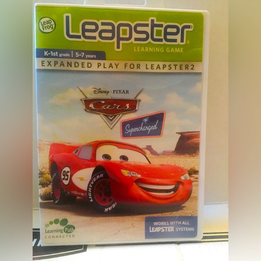 Leap Frog Leapster Learning Game: Disney Cars Supercharged game.
